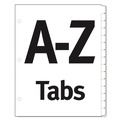 Dividers & Tabs | Office Essentials 11677 Table 'n Tabs 11 in. x 8.5 in. 26-Tab A to Z Dividers - Assorted Tabs/White (1-Set) image number 2