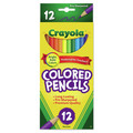 Pencils | Crayola 684012 3.3 millimeter 2B Long-Length Colored Pencil - Assorted Lead and Barrel Colors (1-Set) image number 1