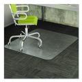 Office Chair Mats | Deflecto CM13142 36 x 48 DuraMat Moderate Use Rectangular Chair Mat for Low Pile Carpet - Clear image number 5