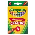 Arts & Crafts Supplies | Crayola 523008 Classic Color Crayons (8/Box) image number 0