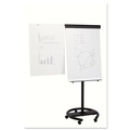 Easels | MasterVision EA4806156 27 in. x 41 in. 360 Multi-Use Mobile Magnetic Dry Erase Easel - Black Frame image number 7