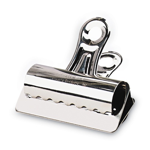 Binding Spines & Combs | X-ACTO 2004LMR Bulldog Nickel Clips - Jumbo (12/Box) image number 0