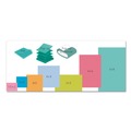 Notebooks & Pads | Post-it Notes 653-AST 1.38 in. x 1.88 in. Original Pads in Beachside Cafe Collection Colors (12 Pads/Pack) image number 2