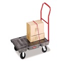 Mailroom Equipment | Rubbermaid Commercial FG443600BLA 24 in. x 48 in. 2000 lbs. Capacity Heavy-Duty Platform Truck Cart - Black image number 3