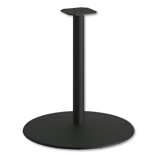 Office Electronics & Batteries | HON HBTTD30.CBK 29 in. High Between Round Disc Base for 30 in. Table Tops - Black Mica image number 0
