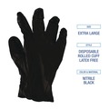 Disposable Gloves | Boardwalk 396XXLBXA 396 Series 9.5 in. Long 4.4 mil. Thick Powder-Free Disposable General-Purpose Nitrile Gloves - XX-Large Black (100/Box) image number 6