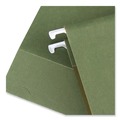 File Folders | Universal UNV14142 1/5-Cut Tab Box Bottom Hanging File Folders - Letter Size, Standard Green (25/Box) image number 1