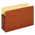 Report Covers & Pocket Folders | Universal UNV15363T 5.25 in. Expansion Legal Size Expanding File Pockets - Redrope (10/Box) image number 2