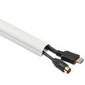 Office Electronics & Batteries | D-Line US/5FT3015W 60 in. x 1.25 in. x 0.5 in. Decorative Mini Cord Cover - White image number 0