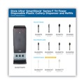 Cutlery | Dixie DUSSPF5 SmartStock Tri-Tower Dispensing System Polypropylene Cutlery Mediumweight Plastic Fork - Black (960/Carton) image number 3