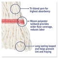  | Boardwalk BWK503WHEA 5 in. Super Loop Cotton/Synthetic Fiber Wet Mop Head - Large, White image number 6