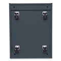 Office Carts & Stands | Alera ALEPBFFCH 14.96 in. x 19.29 in. x 27.75 in. 2 Legal/Letter-Size File Drawers Left or Right File Pedestal with Full-Length Pull - Charcoal image number 4