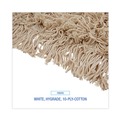 Labor Day Sale | Boardwalk BWK1318 18 in. x 5 in. Industrial Hygrade Cotton Dust Mop Head - White image number 5