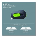Box Cutters & Utility Knives | slice 10514 1.29 in. Ceramic Zirconium Oxide Blade 2.5 in. Nylon Handle Double-Sided Mini Cutters - Gray/Green image number 7