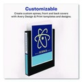 Back to School Sale | Avery 23011 1 in. Capacity 8.5 x 5.5 Mini Size Protect and Store View Binder with 3 Round Rings - White image number 2