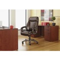 Alera | Alera ALEVN4159 Veon Series Executive High-Back Bonded Leather Chair Supports Up to 275 lb - Brown Seat/Back/Bronze Base image number 11