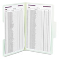 File Folders | Smead 19981 2 in. Expansion SuperTab Pressboard Fastener Folders with Two SafeSHIELD Fasteners - Legal Size/Gray-Green (25/Box) image number 2