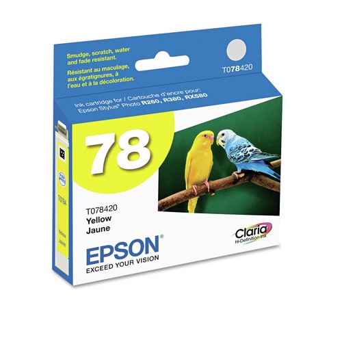 Ink & Toner | Epson T078420-S #78 430 Page-Yield Claria Ink - Yellow image number 0