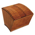 File Folders | Pendaflex R217DHD Heavy-Duty 1/3-Cut Tabs Open-Top 31-Section Expanding Stadium File - Letter Size/Redrope image number 0