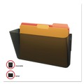 Desktop Organizers | Deflecto 73202 DocuPocket 13 in. x 4 in. Letter Size Stackable Wall Pocket - Smoke image number 3
