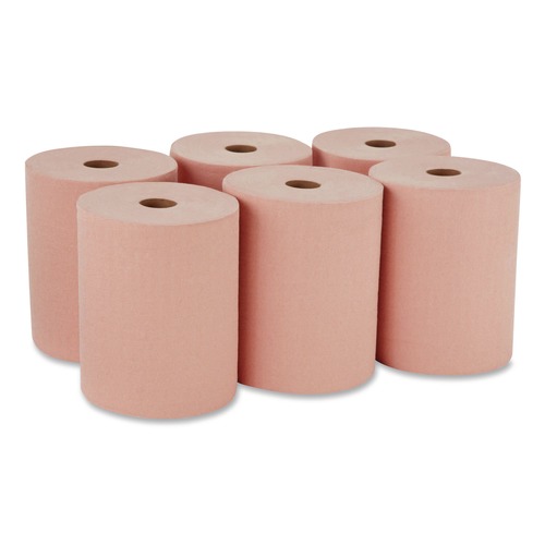 Paper Towels and Napkins | Georgia-Pacific 20067 10 in. x 250 ft. goRag Premium All-Purpose DRC Roll Wipers - Orange (6/Carton) image number 0