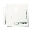 Envelopes & Mailers | Quality Park QUAE7265 8.5 in. x 6 in. Square Flap Redi-Strip Closure Disk/CD Foam-Lined Mailers - White (25/Box) image number 1