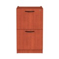 Office Filing Cabinets & Shelves | Alera ALEVA542822MC 15.63 in. x 20.5 in. x 28.5 in. Valencia Series 2-Drawer Full File Pedestal - Medium Cherry image number 0