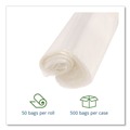 Trash Bags | Stout by Envision ZF008C 2 mil 12 in. x 12 in. Seal Closure Bags - Clear (500/Carton) image number 4