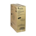 Food Trays, Containers, and Lids | Pactiv Corp. YCNW02052 2-Compartment 9 x 6 x 3.1 EarthChoice Vented Microwavable MFPP Plastic Hinged Lid Container - White (170/Carton) image number 1