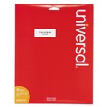 Labels | Universal UNV80101 1 in. x 2.63 in. Inkjet/Laser Printers Labels - White (750/Pack) image number 0