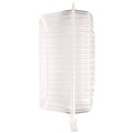 Food Trays, Containers, and Lids | Handi-Foil 6010S-200 8.63 in. x 3 in. x 9 in. 60 oz. Handi-Lock Plastic Food Container - Clear (200/Carton) image number 2