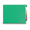 File Folders | Smead 26837 Colored End Tab Classification Folders with Six Fasteners - Letter, Green (10/Box) image number 4