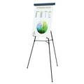 Easels | MasterVision FLX05101MV Adjusts 38 in. to 69 in. High Metal Telescoping Tripod Display Easel - Black image number 0