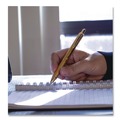 Pens | Pentel BL407XABX 0.7 mm Medium EnerGel Alloy Retractable Gel Pen - Black Ink, Gold Barrel image number 3