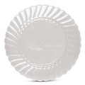 Just Launched | WNA RSCW91512 9 in. Diameter Classicware Plastic Plates - Clear (12/Pack, 15 Packs/Carton) image number 1