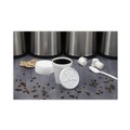  | Dart 8JL Vented Plastic Lids for 8 oz. to 10 oz. Hot/Cold Foam Cups - White (100/Pack, 10 Packs/Carton) image number 4