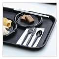 Cutlery | Boardwalk BWKKNIHWPPBIW Heavyweight Wrapped Polypropylene Knife - Black (1000/Carton) image number 4