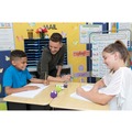 Project & Display Boards | Pacon P0074610 24 in. x 32 in. 25 Sheets 1 in. Rule Presentation Format Chart Tablets - White image number 3