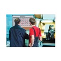 Office Presentation Supplies | MasterVision FM1209 1 in. x 1 in. Calendar Dates Interchangeable Magnetic Board Accessories - Red/White (35/Pack) image number 4