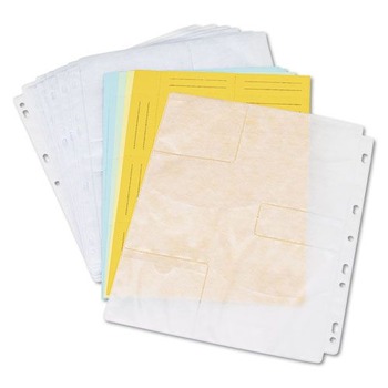 BINDERS AND BINDING SUPPLIES | Innovera IVR39301 Two-Sided CD/DVD Pages for a Three-Ring Binder - Clear (10/Pack)