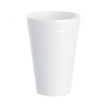Just Launched | Dart 32TJ32 32 oz. Foam Drink Cups - White (500/Carton) image number 0
