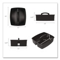Boxes & Bins | Storex 00973E06C Large Caddy, 13 x 11 x 6.38, Black, 6/Pack image number 8