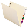 File Folders | Smead 34116 0.75 in. Expansion Reinforced End Tab 2-Fastener Folders - Letter Size/Manila (50/Box) image number 2