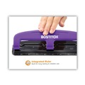 Staple Punches | PaperPro 2105 12-Sheet Capacity EZ Squeeze 3-Hole Punch - Purple/Black image number 5