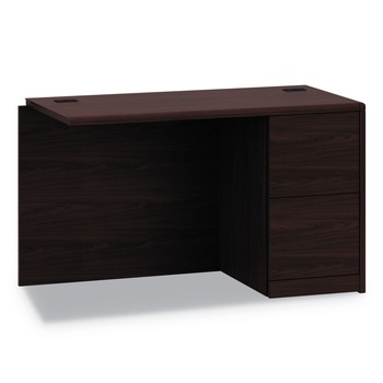 HON H10711R.NN 10700 Series 48 in. x 24 in. x 29.5 in. Full Right Pedestal Return - Mahogany