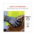 Cleaning Gloves | Ergodyne 10303 ProFlex 7072 ANSI A7 Nitrile-Coated CR Gloves, Gray, Medium, 12 Pairs/Pack image number 5