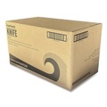 Cutlery | Boardwalk BWKKNIFEWHPSIW Heavyweight Wrapped Polystyrene Knife Cutlery - White (1000/Carton) image number 3
