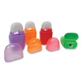 Clearance Center | Charles Leonard 80735 1 in. x 0.75 in. One-Hole Pencil Sharpener/Eraser Combo - Randomly Assorted Colors image number 0