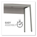 Office Desks & Workstations | Linea Italia LITSH763ASH Klin 33 in. x 19 in. x 29.5 in. Desk - Ash image number 7