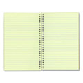 Notebooks & Pads | National 33002 80 Eye-Ease Green Sheets 7.75 in. x 5 in. Narrow Rule Single-Subject Wirebound Notebooks -Brown Board Cover image number 1